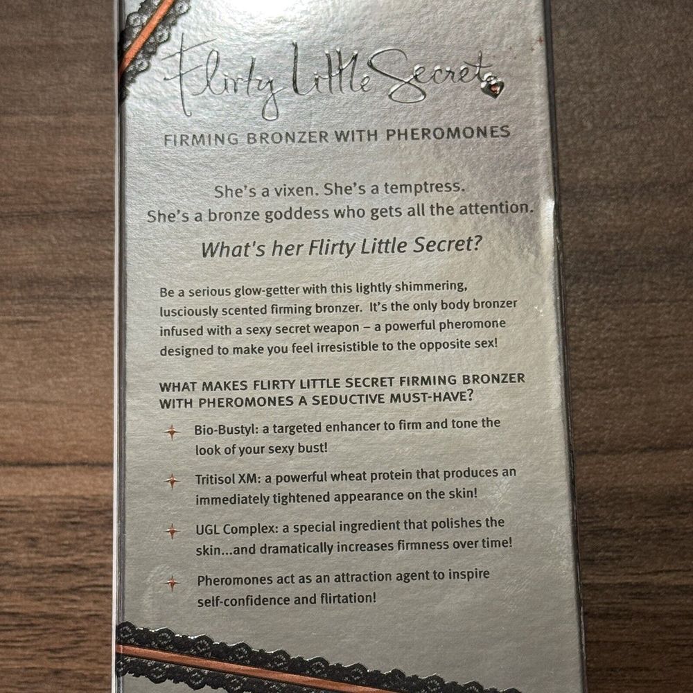 Booty Parlor Flirty Little Secret Firming Bronzer With Pheromones 4.5oz New - Picture 8 of 13